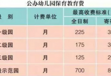 上海市2019年秋季公办学校教育收费标准公布-松江托班网